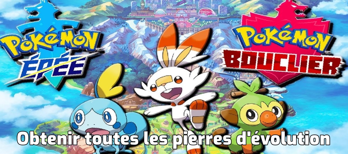 Toutes les pierres d'évolution