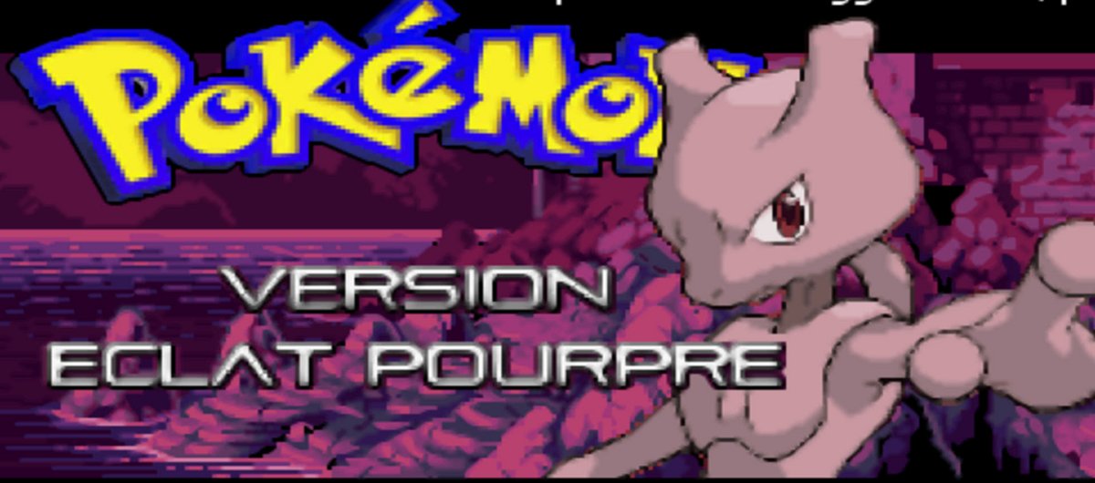 Hack GBA Pokémon Version Eclat Pourpre