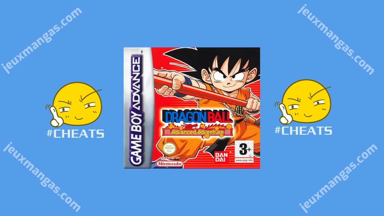 Dragon Ball Advance Aventure GBA code triche