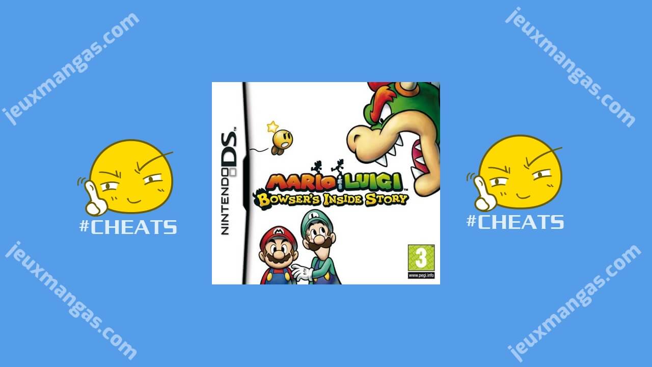 Mario & Luigi : Bowser's Inside Story DS code triche
