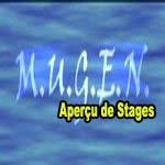 Aperçu de stages dans l’écran de sélection Mugen&nbsp;: Tutorial