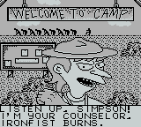 Les Simpson Escape from Camp Deadly (gb)