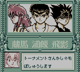 Yuu Yuu Hakusho Makai Touitsu (gb)