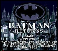 ROM Batman Le Retour Mega CD megacd