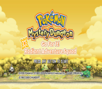 Patch Pokemon Donjon Mystère Radiant Squad