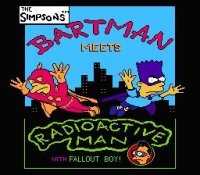 ROM Simpsons The Bartman Meets Radioactive Man 