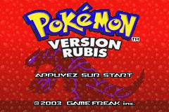 ROM FR Pokemon Version Rubis France a download
