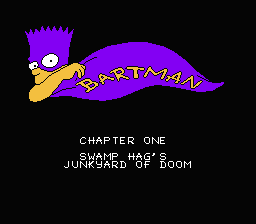 Les Simpson Bartman Meets Radioactive Man (nes)