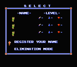 Zelda II : The Adventure of Link (nes)