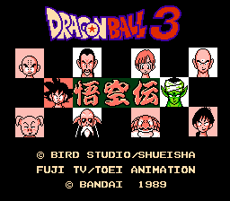 ROM Dragon Ball 3 Gokuu Den Japan NES download