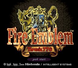 patch Fire Emblem&nbsp;: Thracia 776