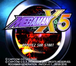 patch Megaman X5