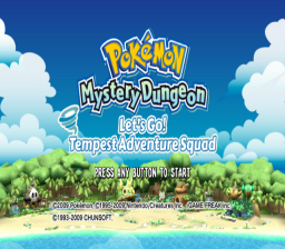 patch Pokemon Donjon Mystère Tempest Squad