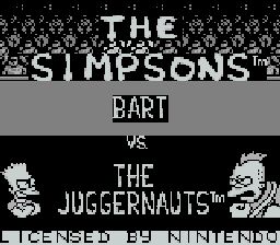 ROM Simpsons The Bart vs the Juggernauts  download