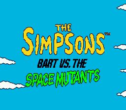 ROM Simpsons The Bart vs The Space Mutants  download