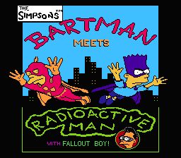 ROM Simpsons The Bartman Meets Radioactive Man  download