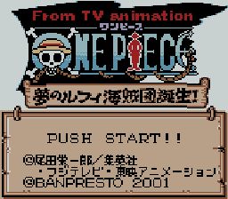 ROM One Piece Yume no Lufy Kaizokudan Tanjou JAPAN GBC download