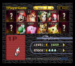 Super Smash Bros (n64)
