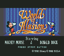 World of Illusion starring Mickey Mouse and Donald Duck (md)