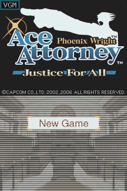 ROM FR Phoenix Wright Ace Attorney - Justice for All download