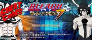 Bleach Heat the Soul 7 PSP Cheat Code