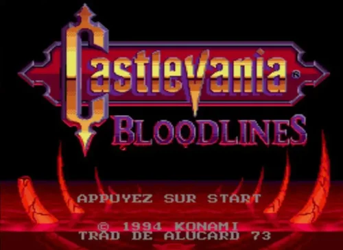 Castlevania Bloodlines ROM FR