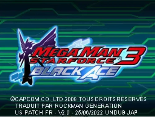 Megaman Starforce 3 Black Ace ROM FR