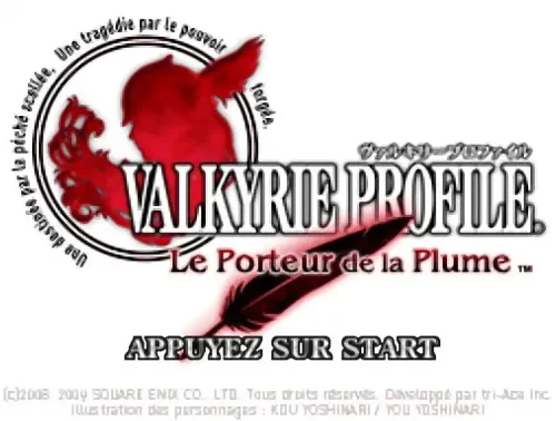 Valkyrie Profile - Covenant of the Plume ROM FR