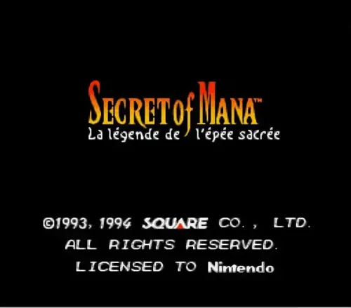 Secret Of Mana ROM FR