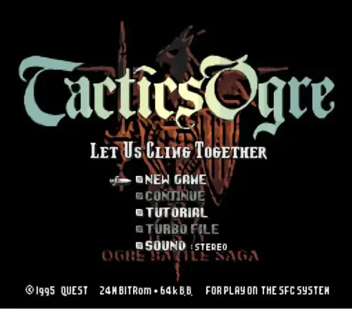 Tactics Ogre ROM FR